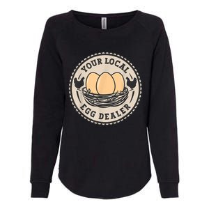 Farm Fresh Eggs Funny farm, Your Local Egg Dealer Womens California Wash Sweatshirt