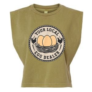 Farm Fresh Eggs Funny farm, Your Local Egg Dealer Garment-Dyed Women's Muscle Tee