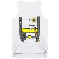 Firefighter Fireman Easy Lazy DIY Halloween Costume Boy Tank Top