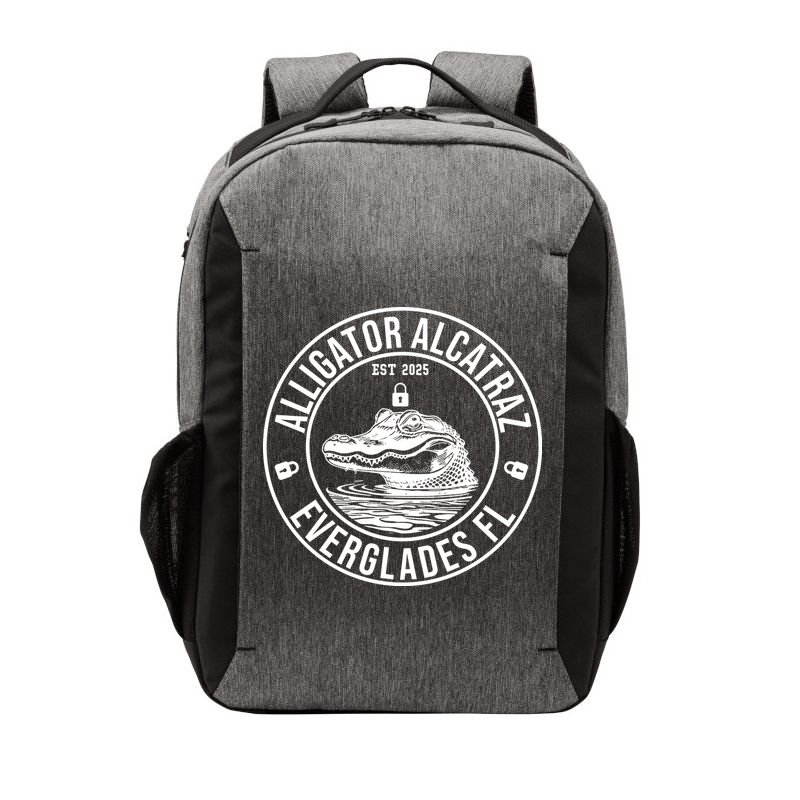 Funny Florida Everglades FL Meme Alligator Alcatraz Vector Backpack