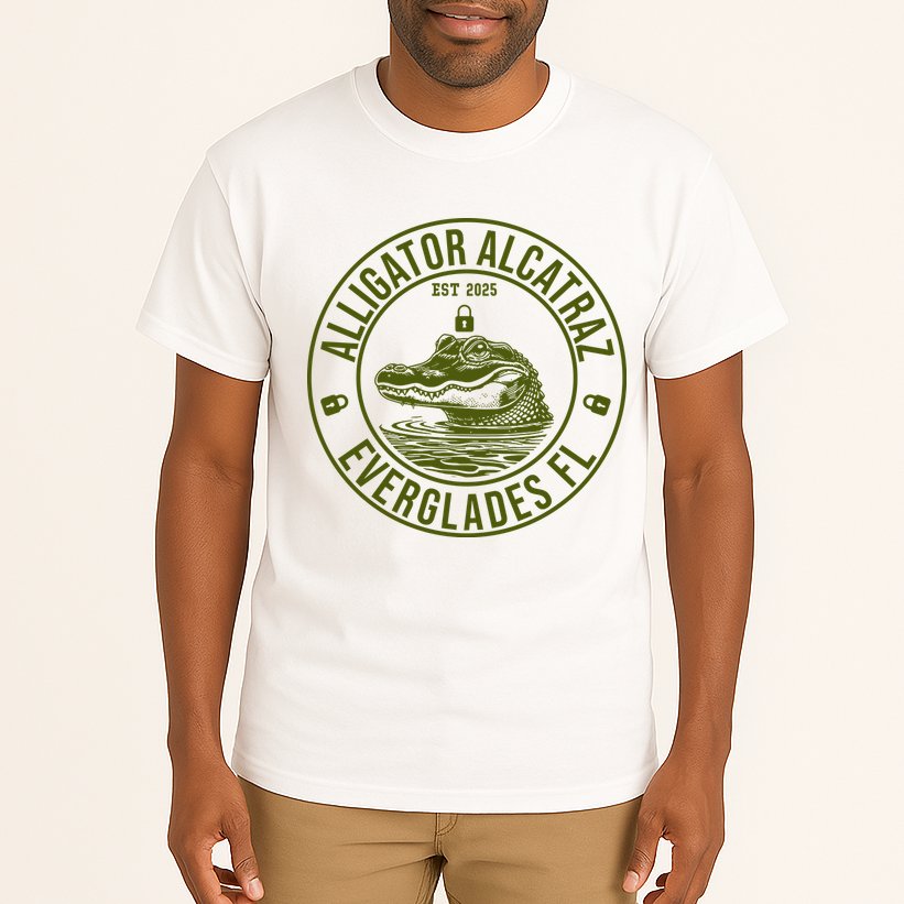 Funny Florida Everglades FL Meme Alligator Alcatraz Tall T-Shirt