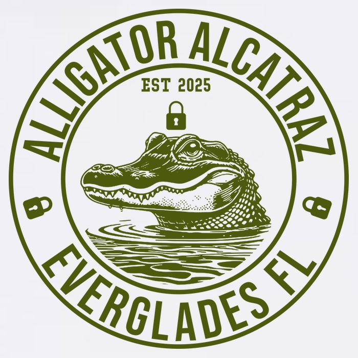 Funny Florida Everglades FL Meme Alligator Alcatraz Tall T-Shirt