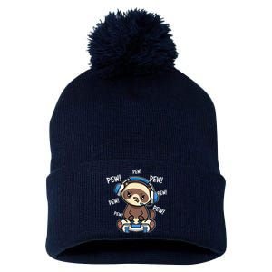 Ferret Pom Pom 12in Knit Beanie