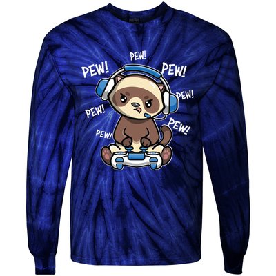 Ferret Tie-Dye Long Sleeve Shirt