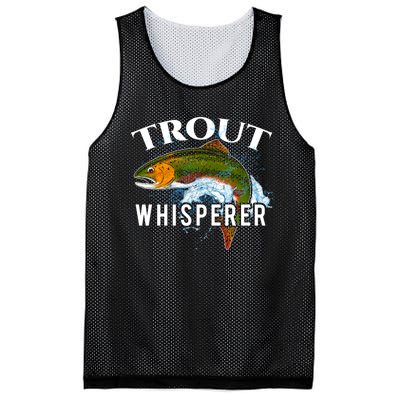 Funny Fishing Fisherman Gift Trout Whisperer Mesh Reversible Basketball Jersey Tank