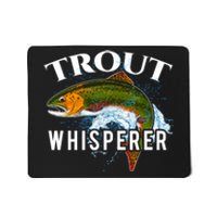 Funny Fishing Fisherman Gift Trout Whisperer Mousepad