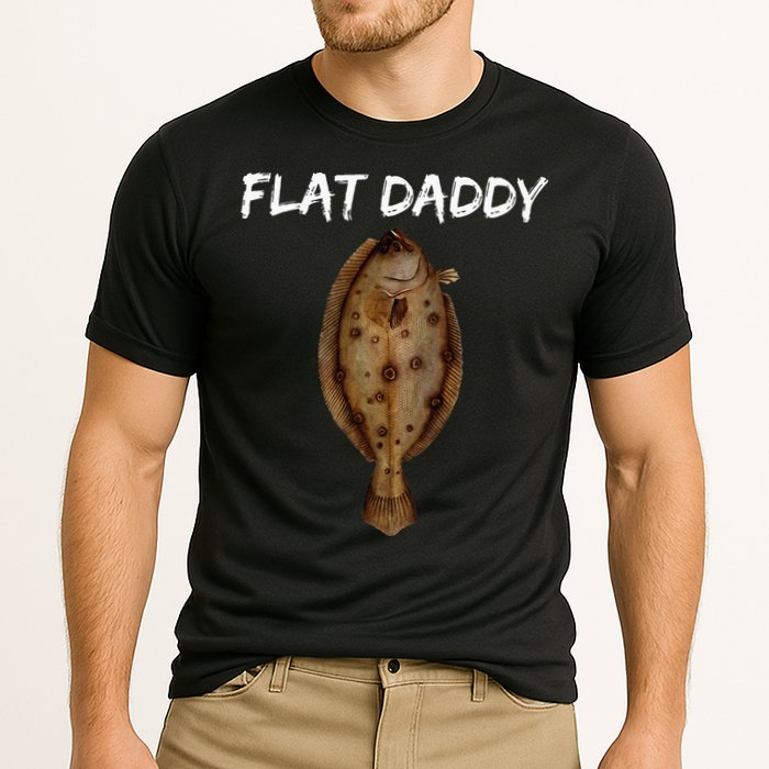 Flounder Fishing For Fishermen Of All Ages Cooling Performance Crew T-Shirt
