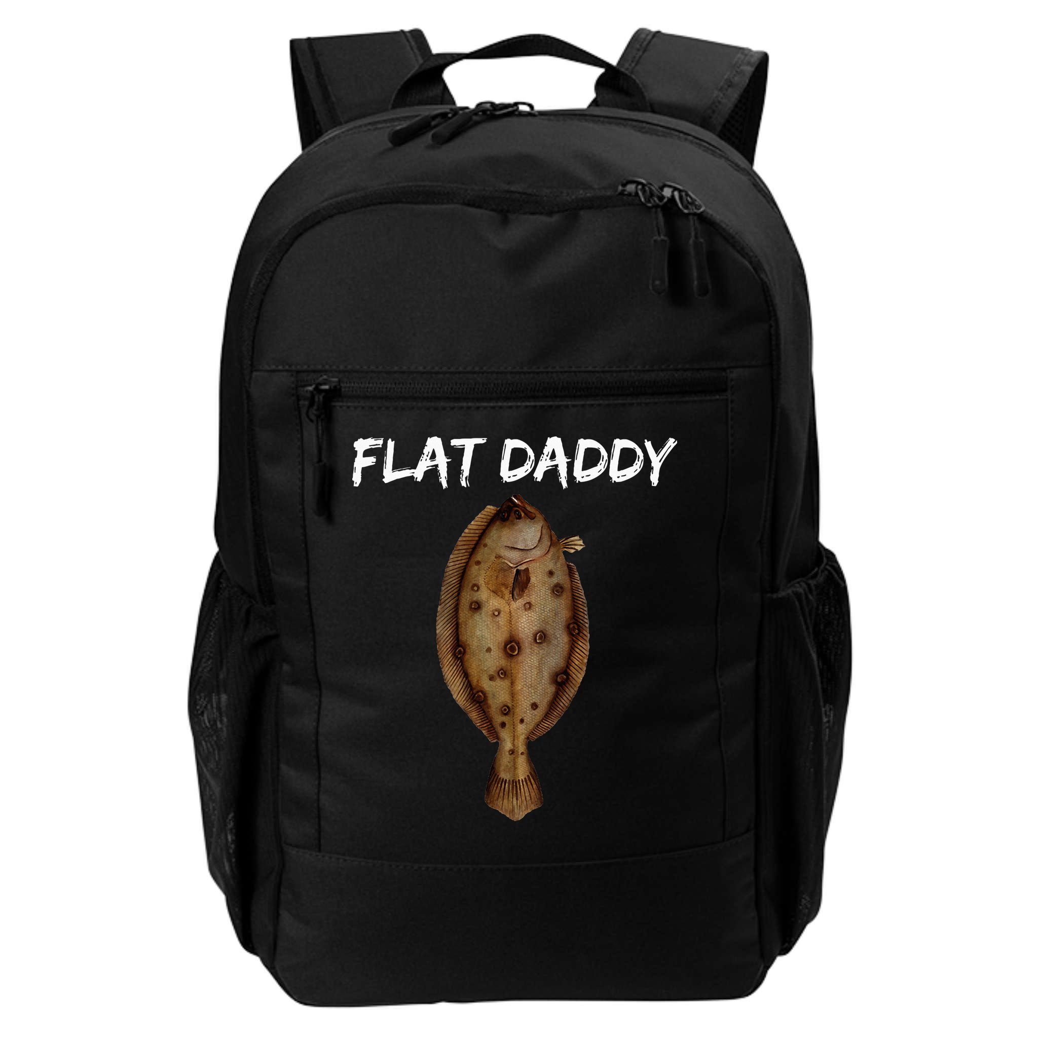 Flounder Fishing For Fishermen Of All Ages Backpack