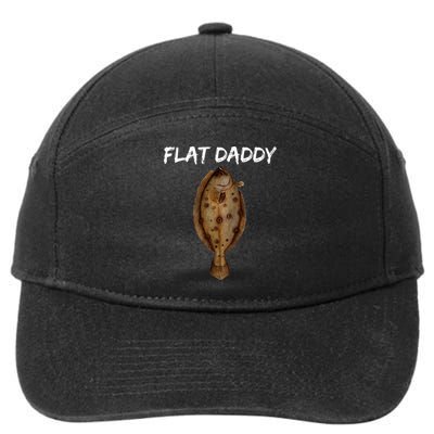 Flounder Fishing For Fishermen Of All Ages 7-Panel Snapback Hat