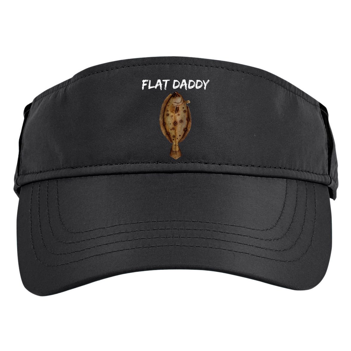Flounder Fishing For Fishermen Of All Ages Adult Drive Performance Visor