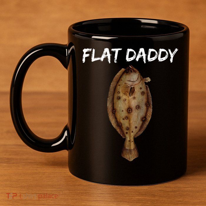Flounder Fishing For Fishermen Of All Ages 11oz C Handle Ceramic Mug