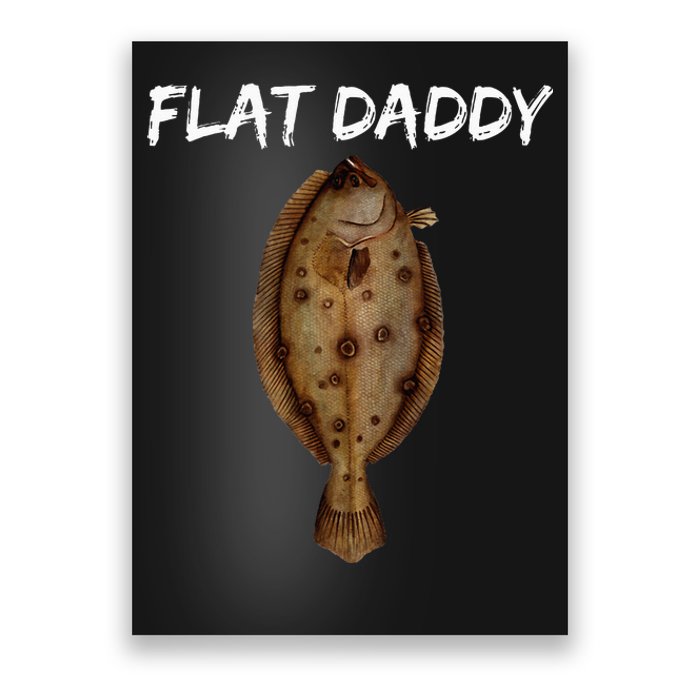 Flounder Fishing For Fishermen Of All Ages Poster