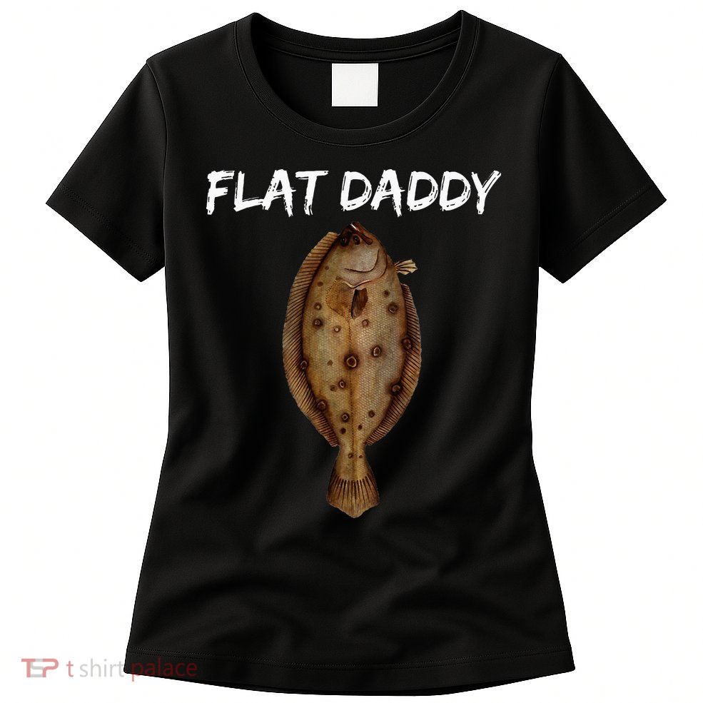 Flounder Fishing For Fishermen Of All Ages Womens T-Shirt