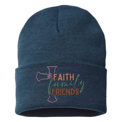 Faith Family Friends Sustainable Knit Beanie