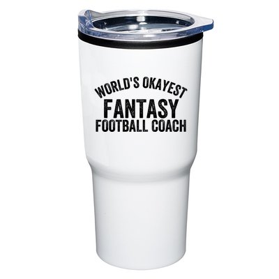 Funny Fantasy Football World’s Okayest Fantasy Football Coach Fantasy Football Tumbler