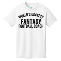 Funny Fantasy Football World’s Okayest Fantasy Football Coach Fantasy Football Kids T-Shirt