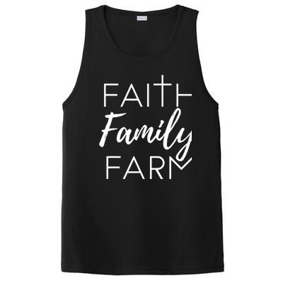 Faith Family Farm Country Farmers Wife Gift PosiCharge Competitor Tank