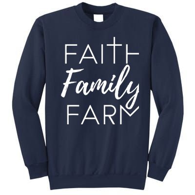 Faith Family Farm Country Farmers Wife Gift Sweatshirt