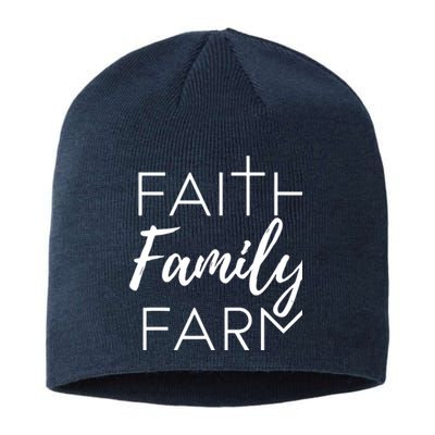 Faith Family Farm Country Farmers Wife Gift Sustainable Beanie