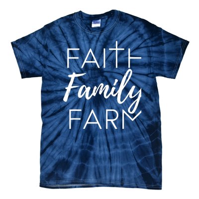 Faith Family Farm Country Farmers Wife Gift Tie-Dye T-Shirt