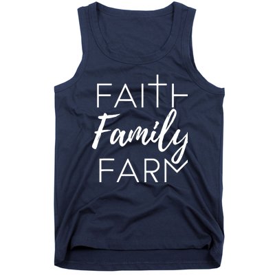 Faith Family Farm Country Farmers Wife Gift Tank Top