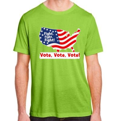 Fight Fight Fight! Vote Vote Vote! Trump Elon 2024 Adult ChromaSoft Performance T-Shirt