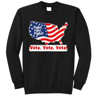 Fight Fight Fight! Vote Vote Vote! Trump Elon 2024 Sweatshirt