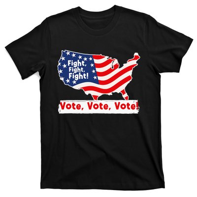 Fight Fight Fight! Vote Vote Vote! Trump Elon 2024 T-Shirt