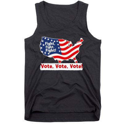 Fight Fight Fight! Vote Vote Vote! Trump Elon 2024 Tank Top