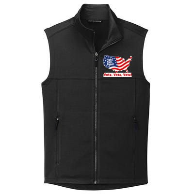 Fight Fight Fight! Vote Vote Vote! Trump Elon 2024 Collective Smooth Fleece Vest