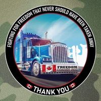 Fighting For Freedom Convoy 22 Candian Legacy Tie Dye Trucker Hat