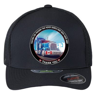 Fighting For Freedom Convoy 22 Candian Flexfit Unipanel Trucker Cap