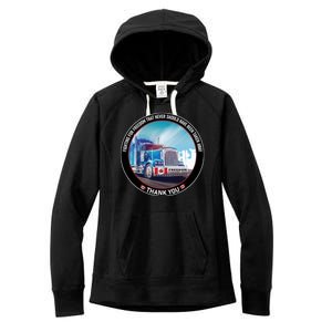 Fighting For Freedom Convoy 22 Candian Women's Fleece Hoodie