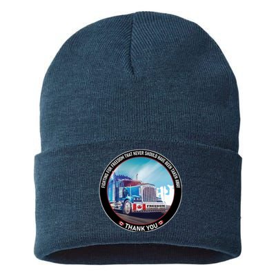 Fighting For Freedom Convoy 22 Candian Sustainable Knit Beanie