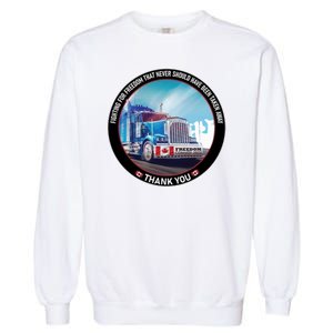 Fighting For Freedom Convoy 22 Candian Garment-Dyed Sweatshirt