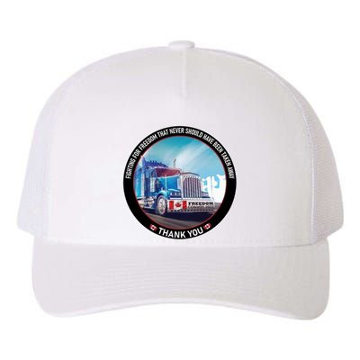 Fighting For Freedom Convoy 22 Candian Yupoong Adult 5-Panel Trucker Hat