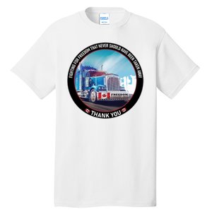 Fighting For Freedom Convoy 22 Candian Tall T-Shirt