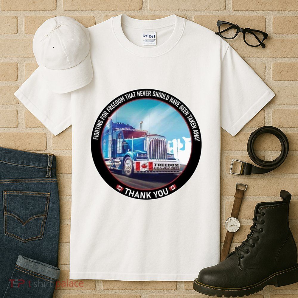 Fighting For Freedom Convoy 22 Candian Tall T-Shirt