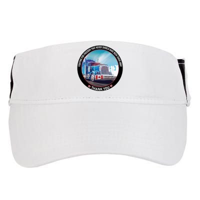 Fighting For Freedom Convoy 22 Candian Adult Drive Performance Visor