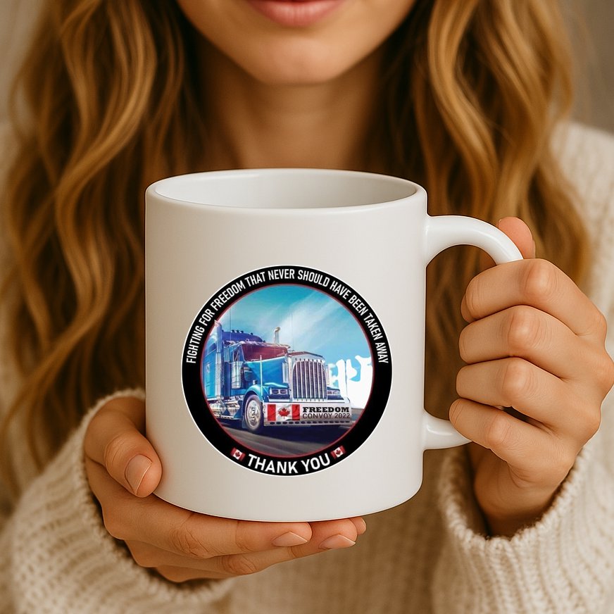 Fighting For Freedom Convoy 22 Candian Mug