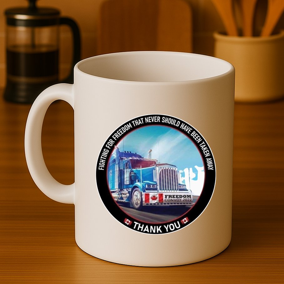 Fighting For Freedom Convoy 22 Candian Mug