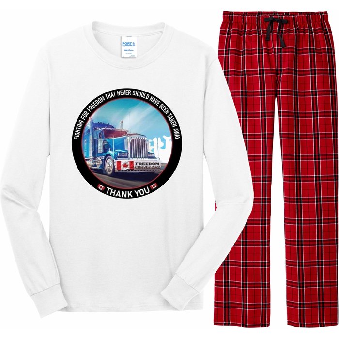 Fighting For Freedom Convoy 22 Candian Long Sleeve Pajama Set