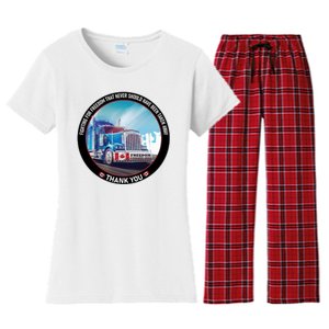 Fighting For Freedom Convoy 22 Candian Women's Flannel Pajama Set