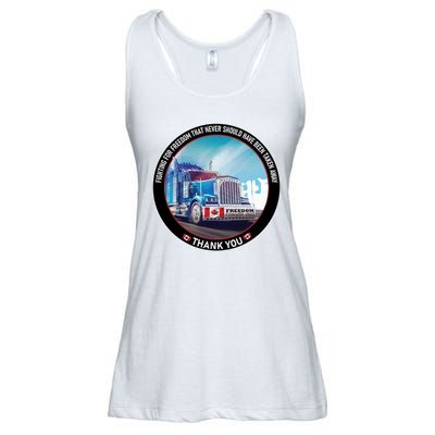 Fighting For Freedom Convoy 22 Candian Ladies Essential Flowy Tank