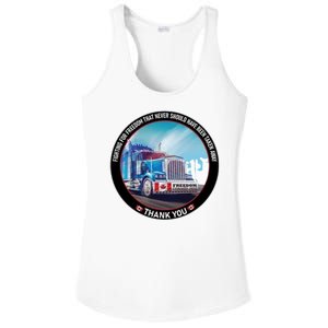 Fighting For Freedom Convoy 22 Candian Ladies PosiCharge Competitor Racerback Tank