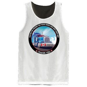 Fighting For Freedom Convoy 22 Candian Mesh Reversible Basketball Jersey Tank