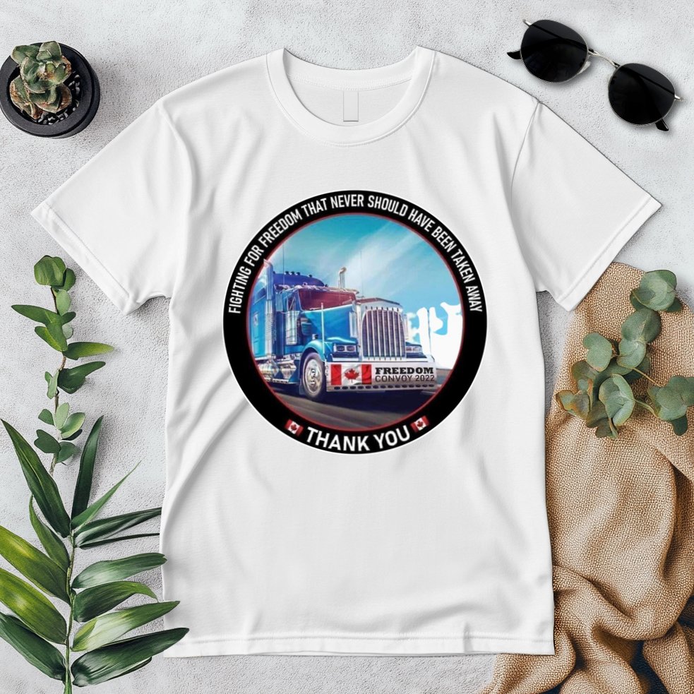 Fighting For Freedom Convoy 22 Candian Premium T-Shirt