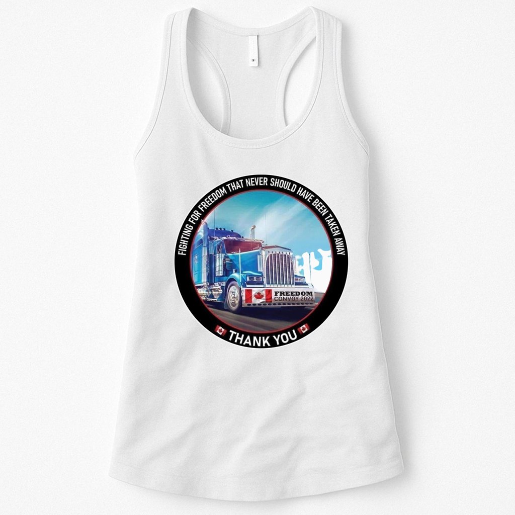 Fighting For Freedom Convoy 22 Candian Womens Tank Top