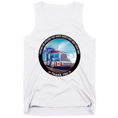 Fighting For Freedom Convoy 22 Candian Tank Top