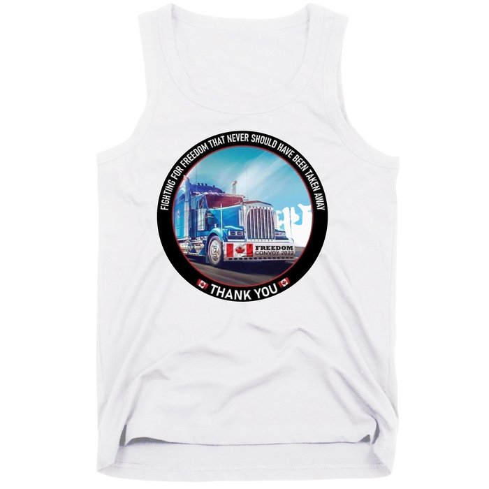 Fighting For Freedom Convoy 22 Candian Tank Top